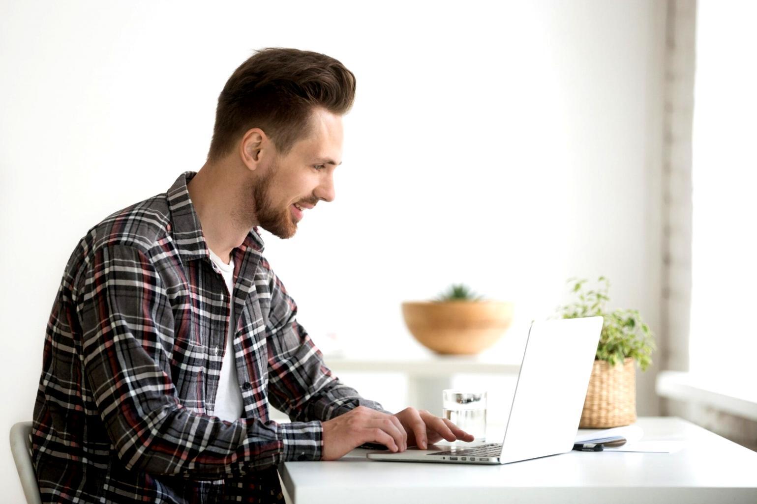 iOS development workspace with code and mobile devices
